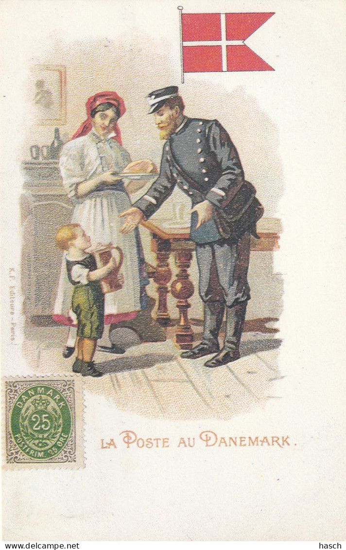 4931 6 La Poste Au Danemark.  - Postal Services