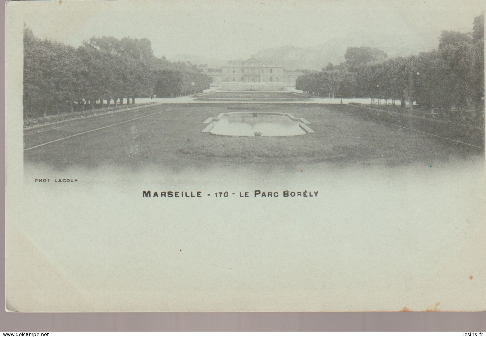 C.P.  - MARSEILLE - LE PARC BORELY - 170 - LACOUR - PRECURSEUR - Parcs Et Jardins