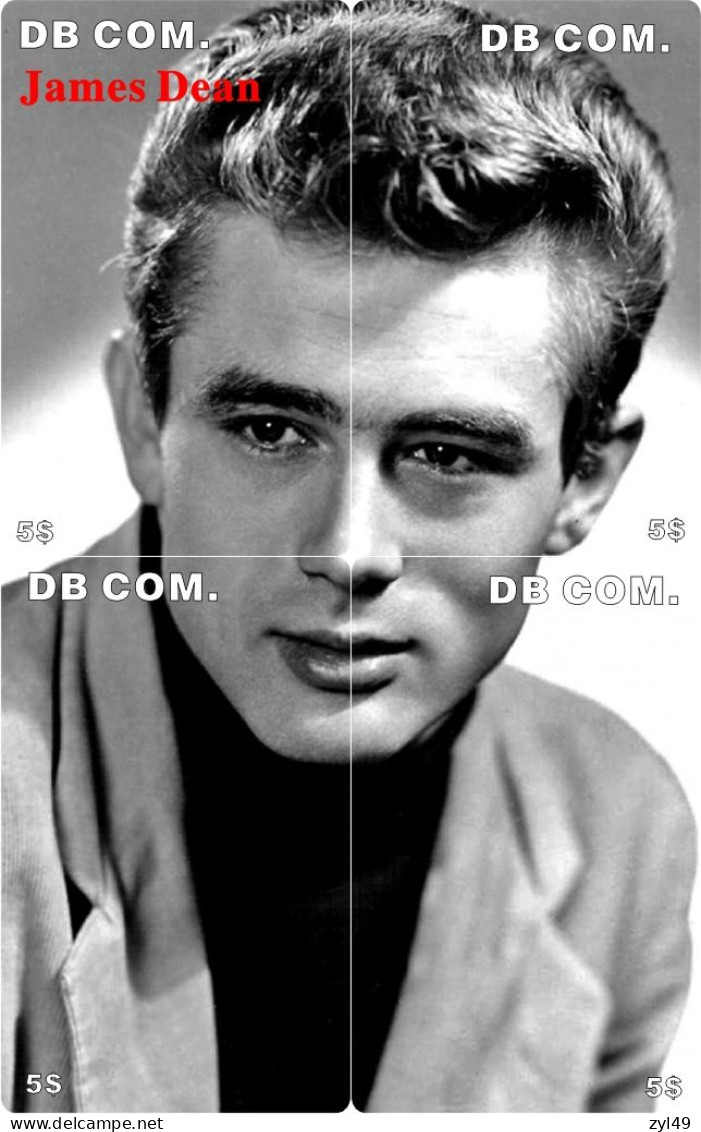 M13025 China phone cards James Dean puzzle 100pcs