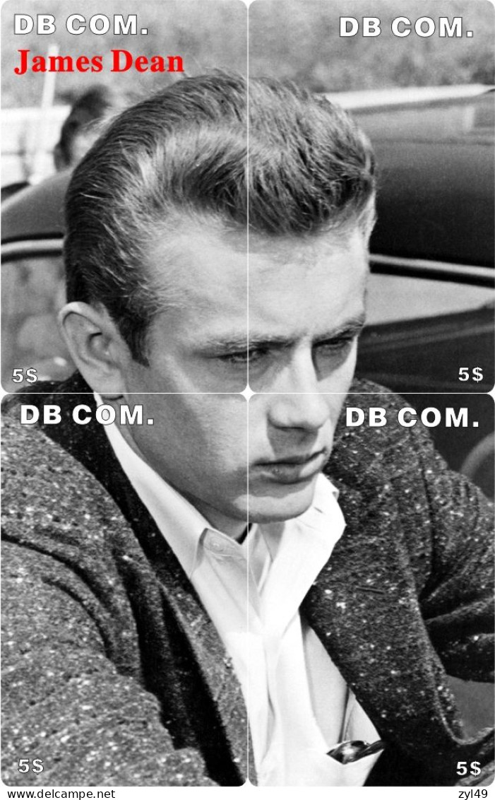 M13025 China phone cards James Dean puzzle 100pcs