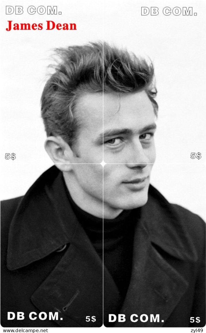 M13025 China phone cards James Dean puzzle 100pcs