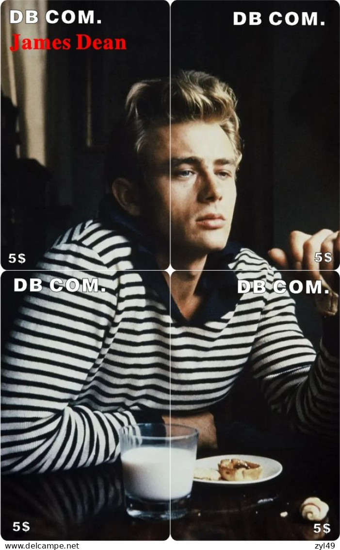 M13025 China phone cards James Dean puzzle 100pcs