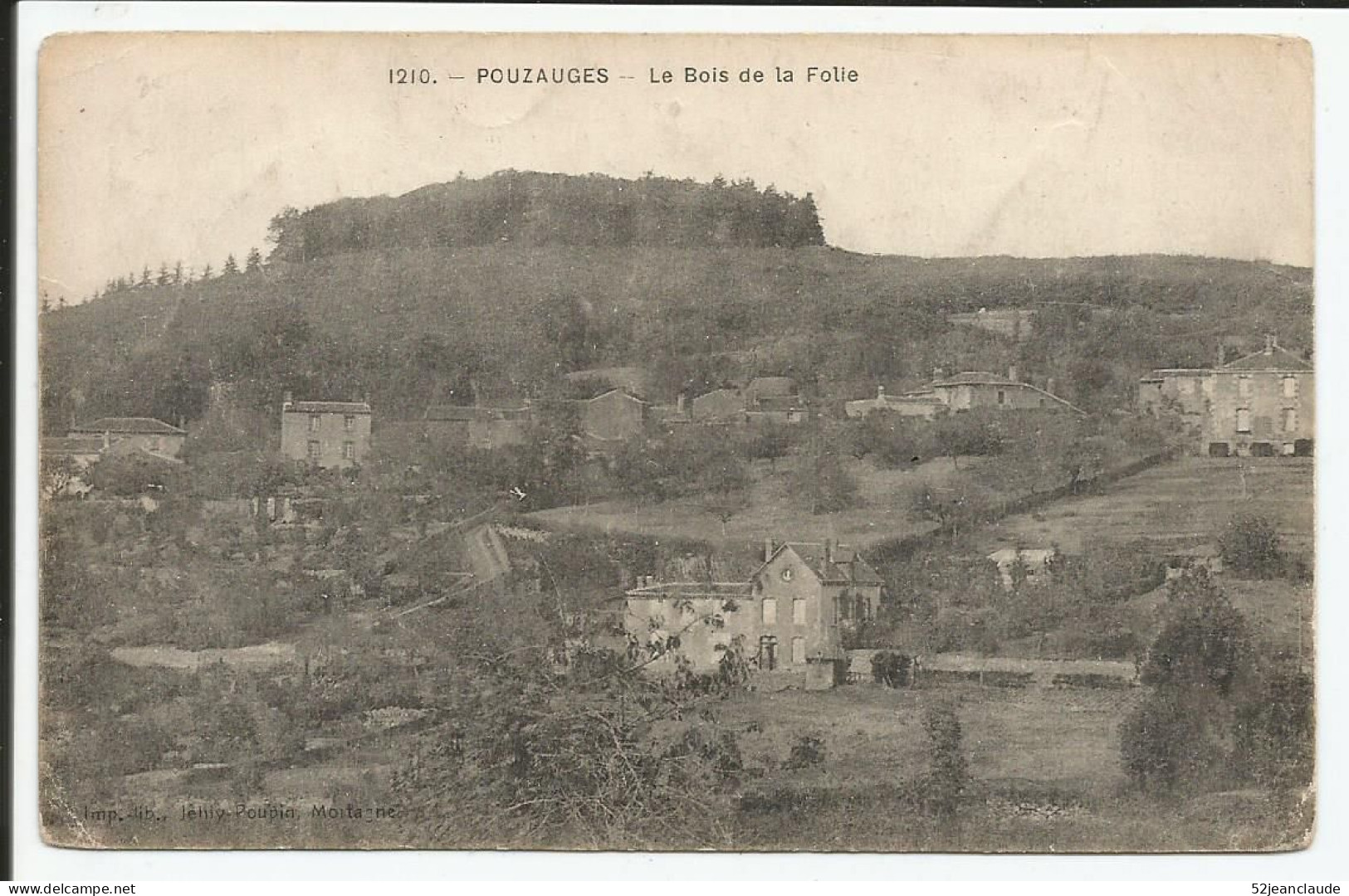 Le Bois De La Folle  1921 - Pouzauges