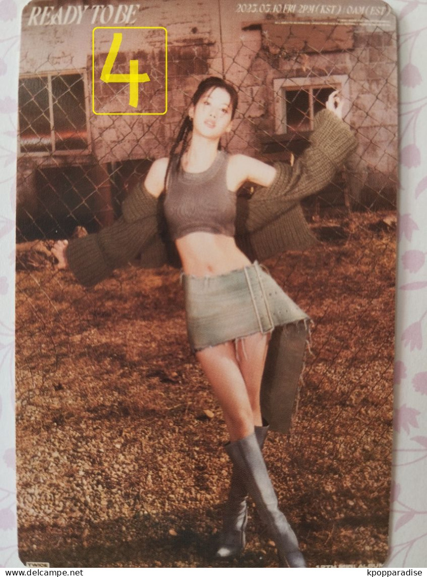 Photocard K POP Au Choix  TWICE Ready To Be Sana - Objetos Derivados