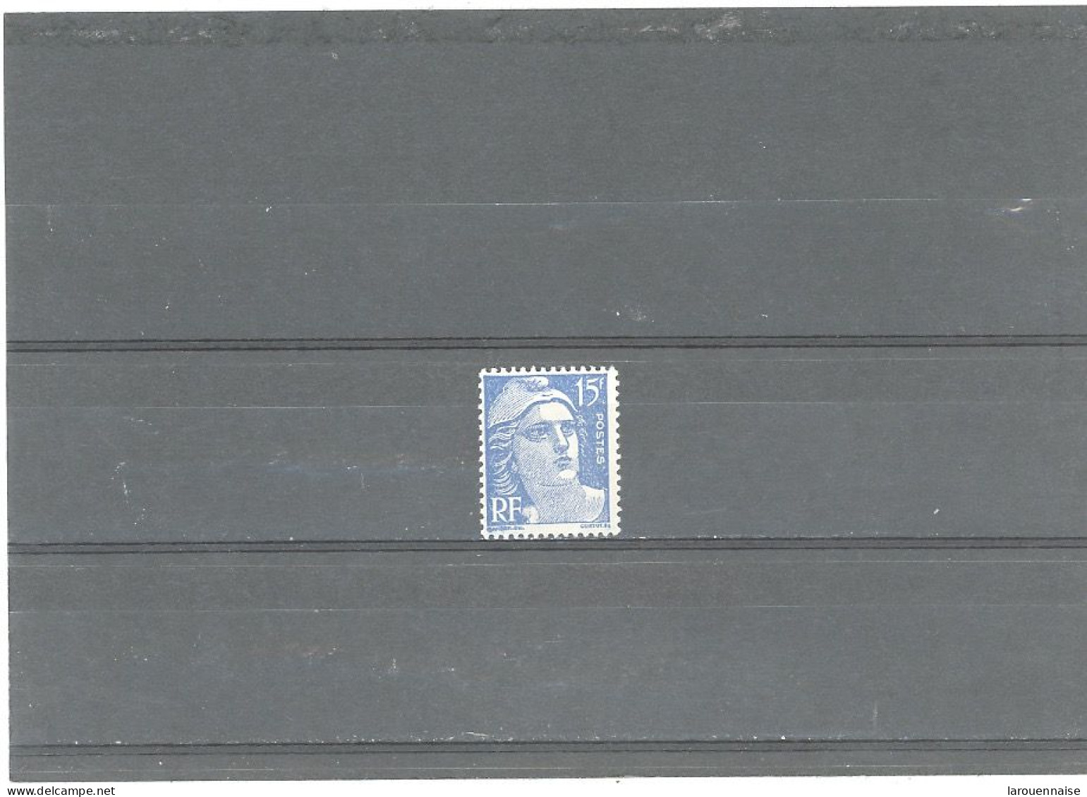 VARIÉTÉ -N°886 N** - GANDON 15 F BLEU - TACHE BLANCHE ( En Bas à Gauche ) - Unused Stamps