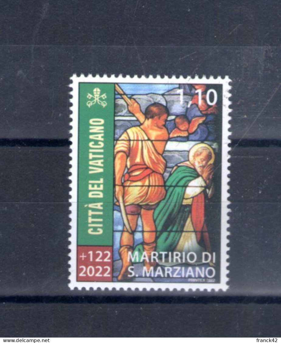 Vatican. Martyre De S. Marziano. 2022 - Unused Stamps