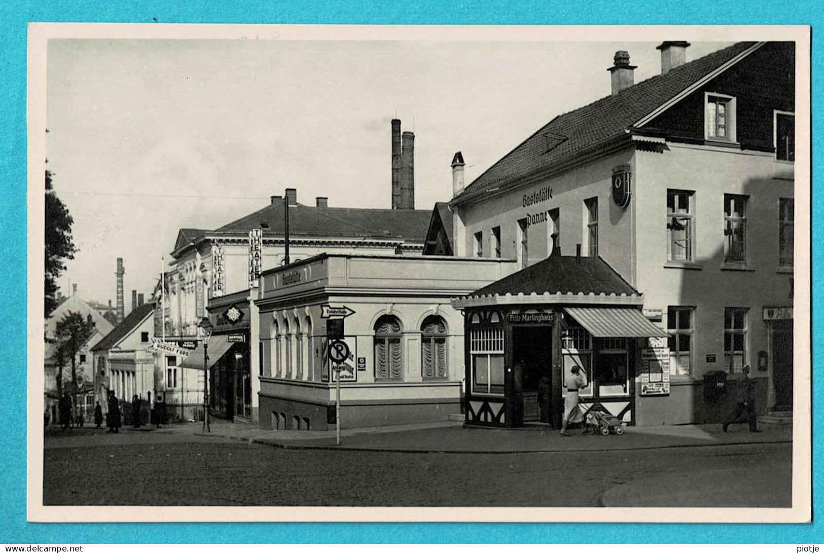 * Lüdenscheid (Nordrhein Westfalen - Deutschland) * (Kettling & Kruger) Stadtmitte, Carte Photo, Animée, Old - Luedenscheid