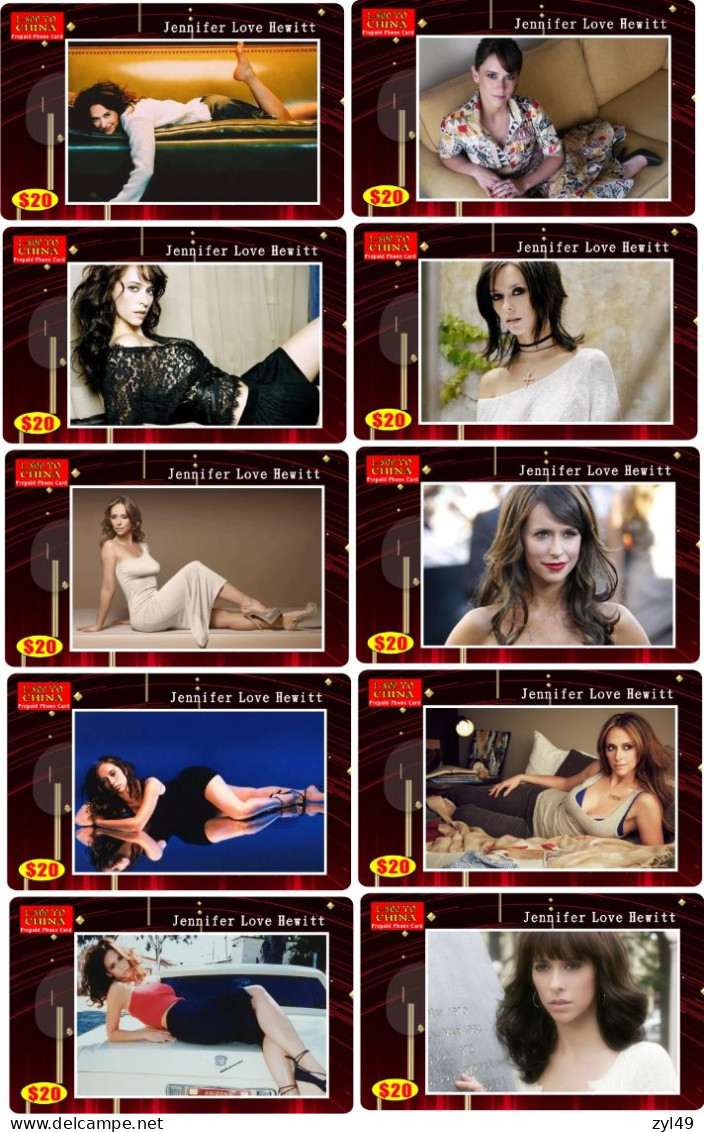 M13026 China Phone Cards Jennifer Love Hewitt 100pcs - Film