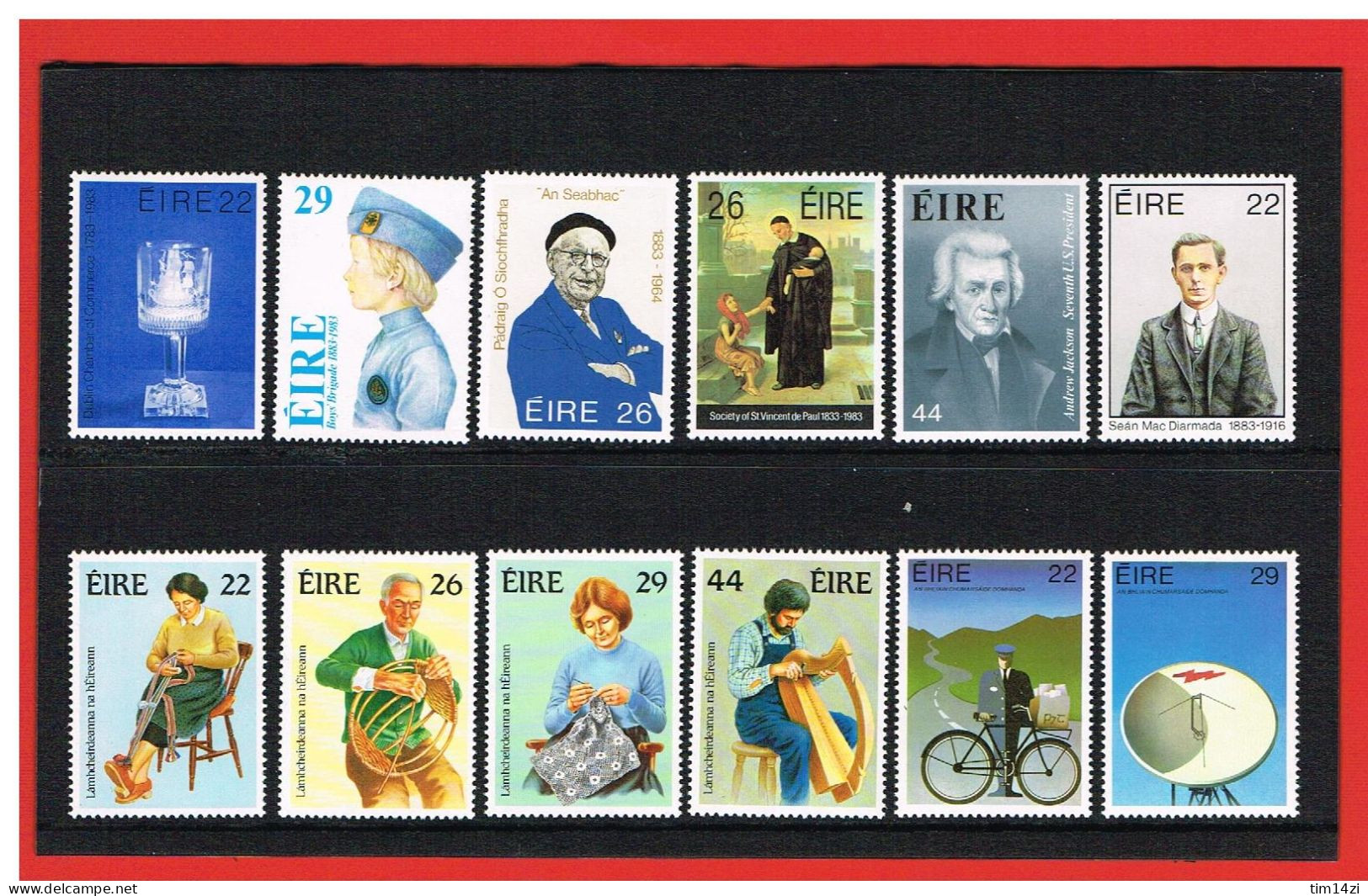 IRLANDE - 1983 - SOUVENIR YEAR PACK - 24 TIMBRES NEUFS -  SPECIAL AND COMMEMORATIVE STAMPS - Collezioni & Lotti