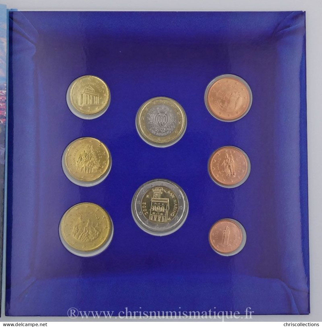 Euro, Saint Marin, Coffret Brillant Universel 2002 - San Marino