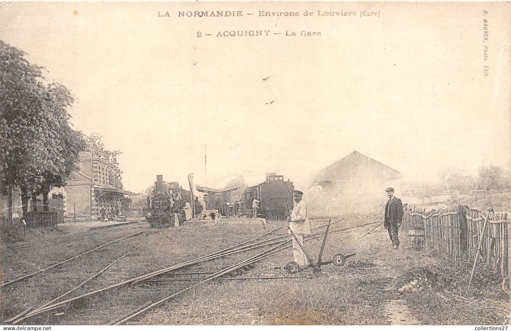 27-AQUIGNY- LA GARE - Acquigny