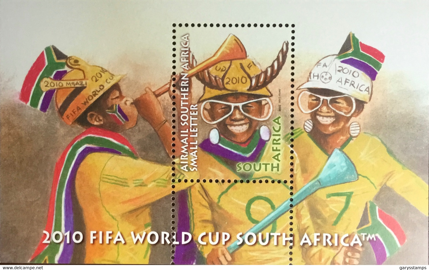 South Africa 2008 World Cup Minisheet MNH - Ungebraucht