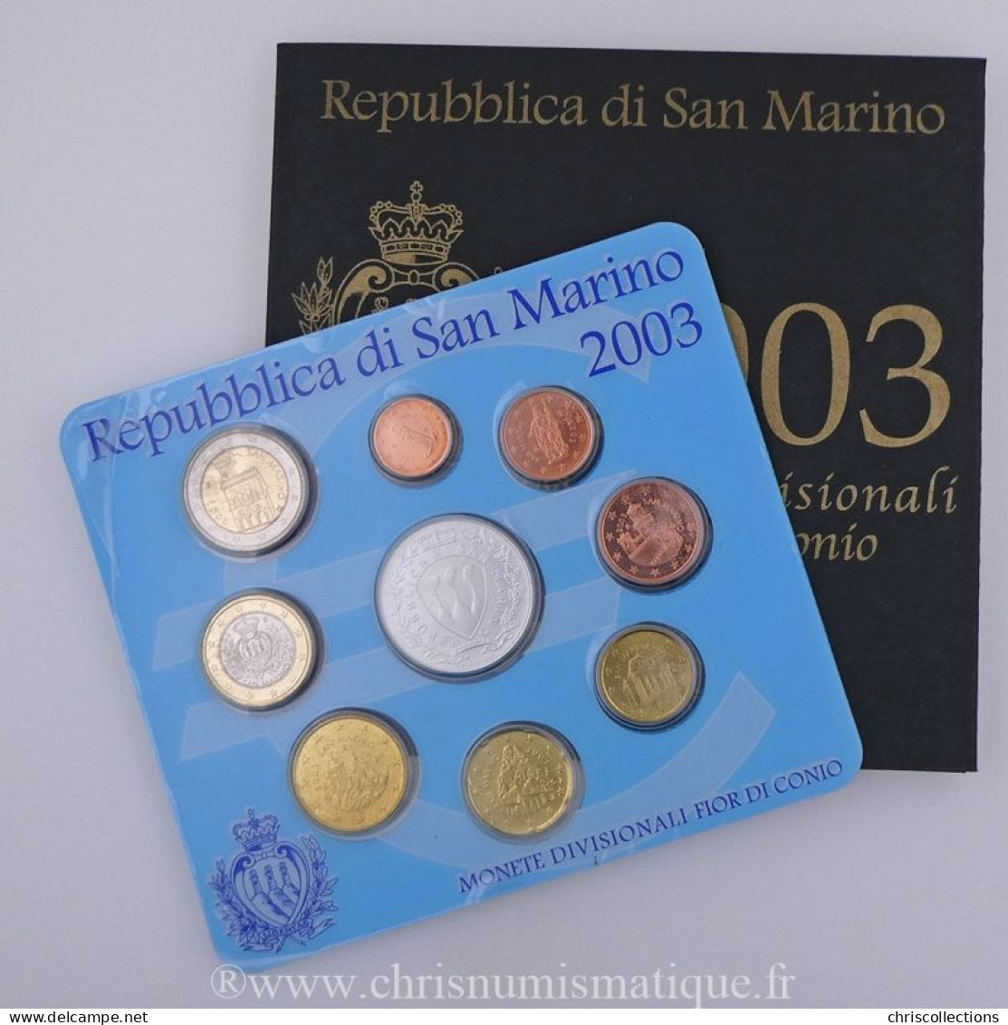 Euro, Saint Marin, Coffret Brillant Universel 2003 - San Marino