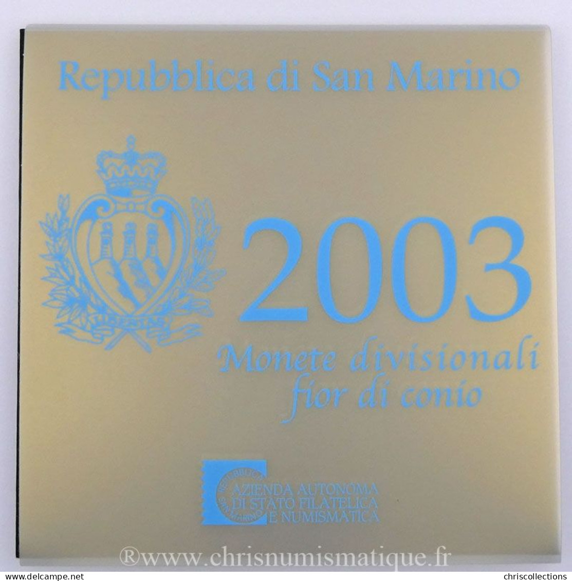 Euro , Saint Marin, Coffret Brillant Universel 2003 - San Marino