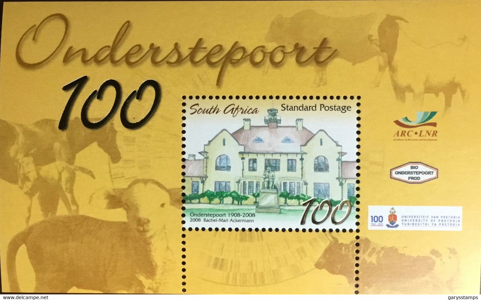 South Africa 2008 Ondersrepoort Centenary Minisheet MNH - Unused Stamps