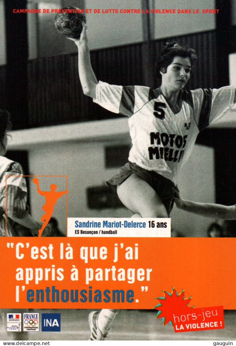 CPM - HANDBALL - Sandrine Mariot-Delerce / Club ES BESANÇON  ... - Handball