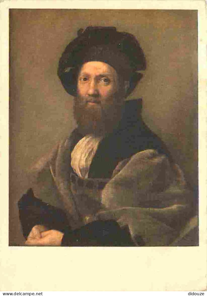 Art - Peinture - Raphael Sanzio - Le Portrait De Balthazar Castiglione - CPM - Voir Scans Recto-Verso - Malerei & Gemälde