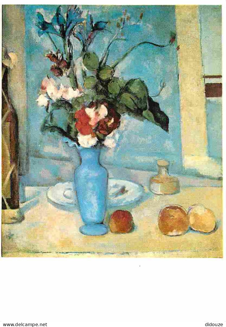 Art - Peinture - Paul Cézanne - Le Vase Bleu - CPM - Voir Scans Recto-Verso - Malerei & Gemälde