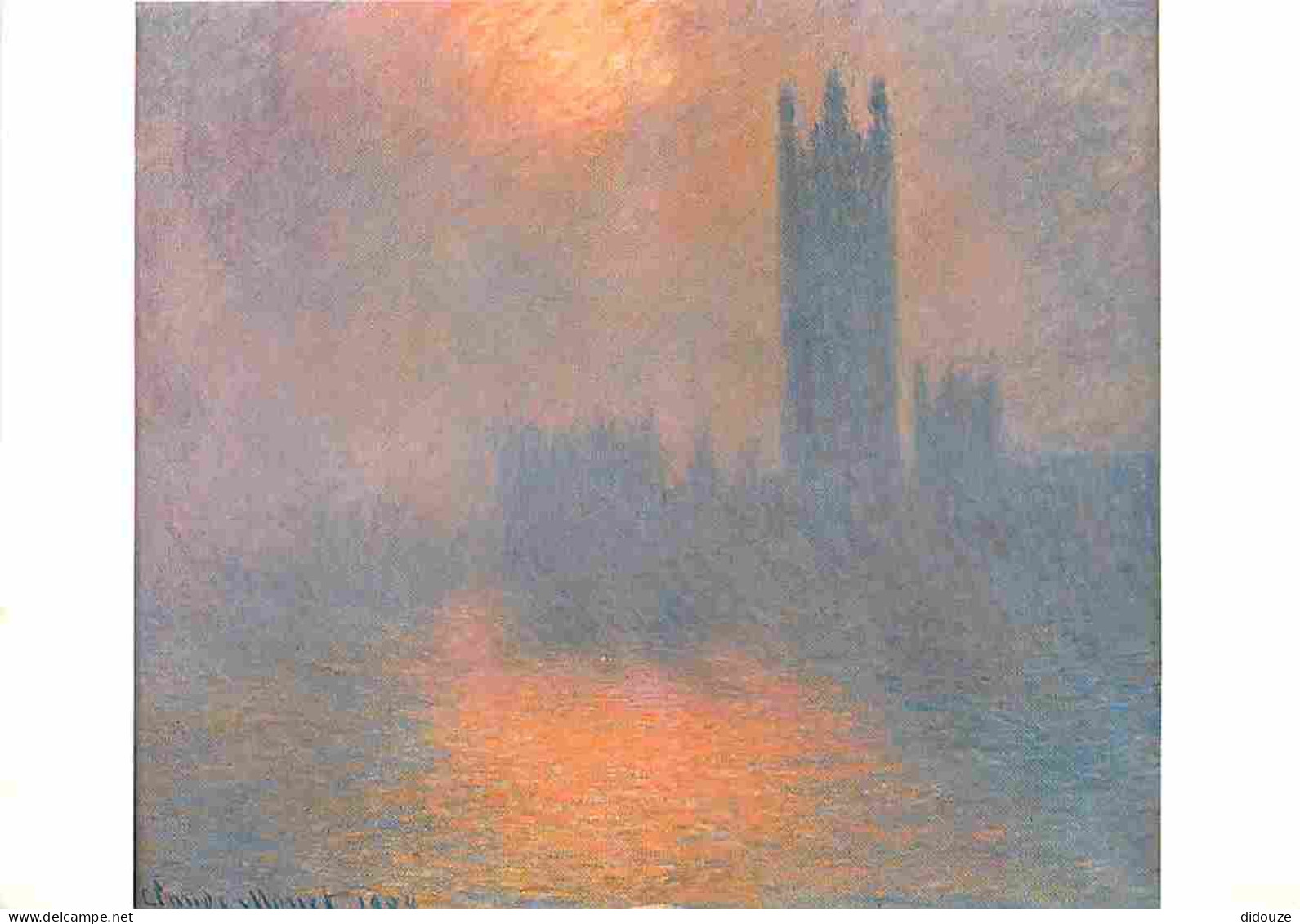 Art - Peinture - Claude Monet - Trouée De Soleil Dans Le Brouillard - CPM - Voir Scans Recto-Verso - Malerei & Gemälde