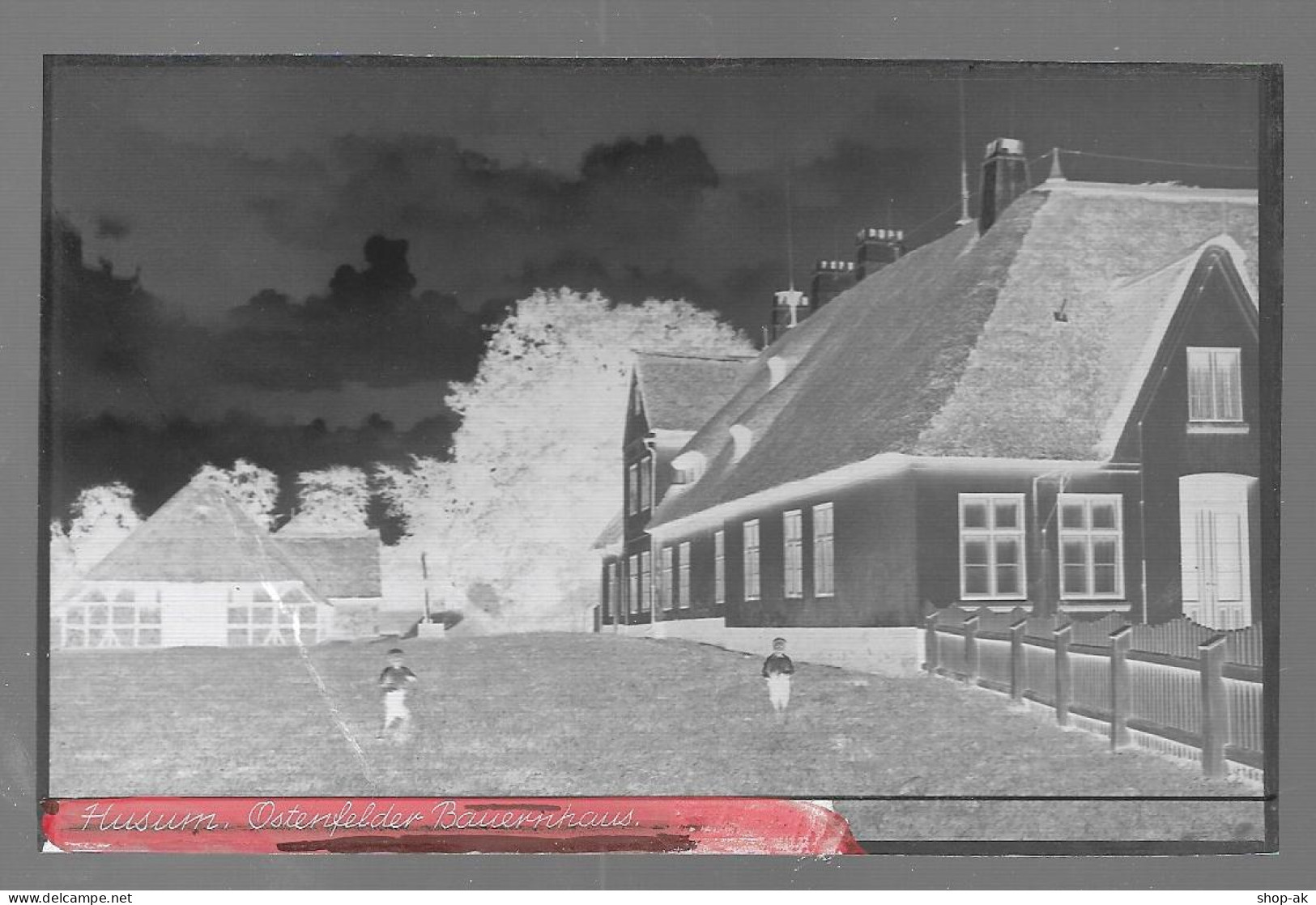 Neg5351/ Husum Osterfelder Bauernhaus Altes Negativ 40/50er Jahre - Husum