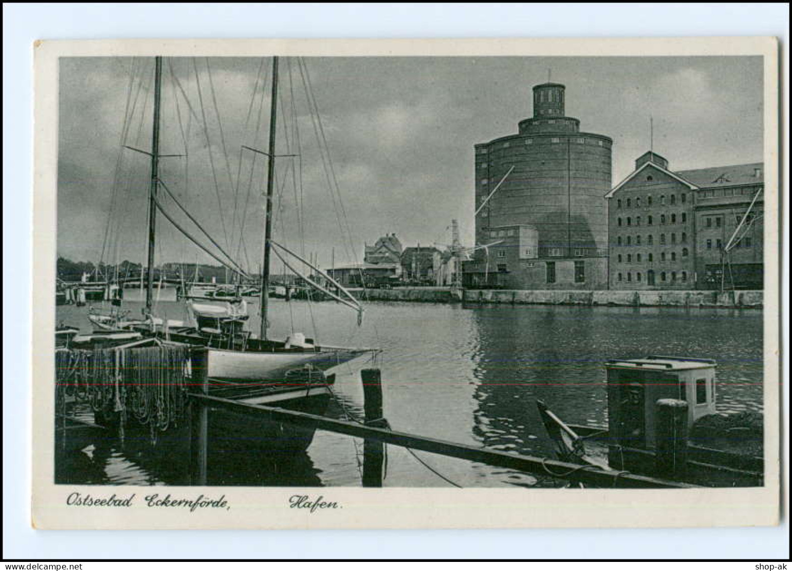 Y15973/ Eckernförde Hafen AK 1941 - Eckernfoerde