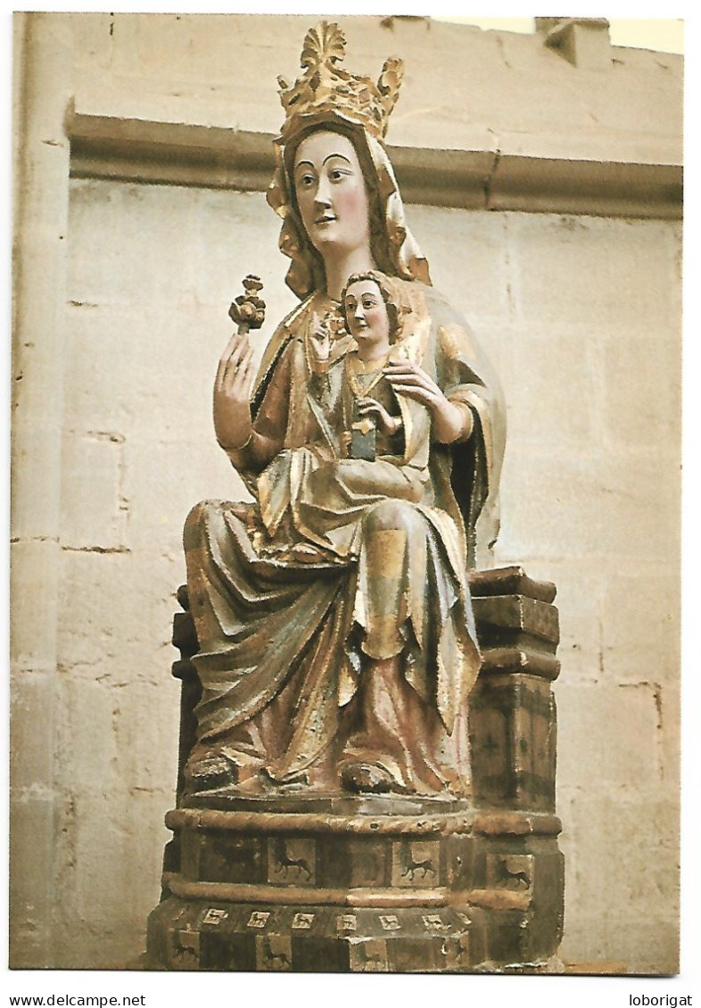 VIRGEN CON NIÑO, (S.XIII).- MONASTERIO DE CAÑAS / LA RIOJA.- ( ESPAÑA ) - La Rioja (Logrono)