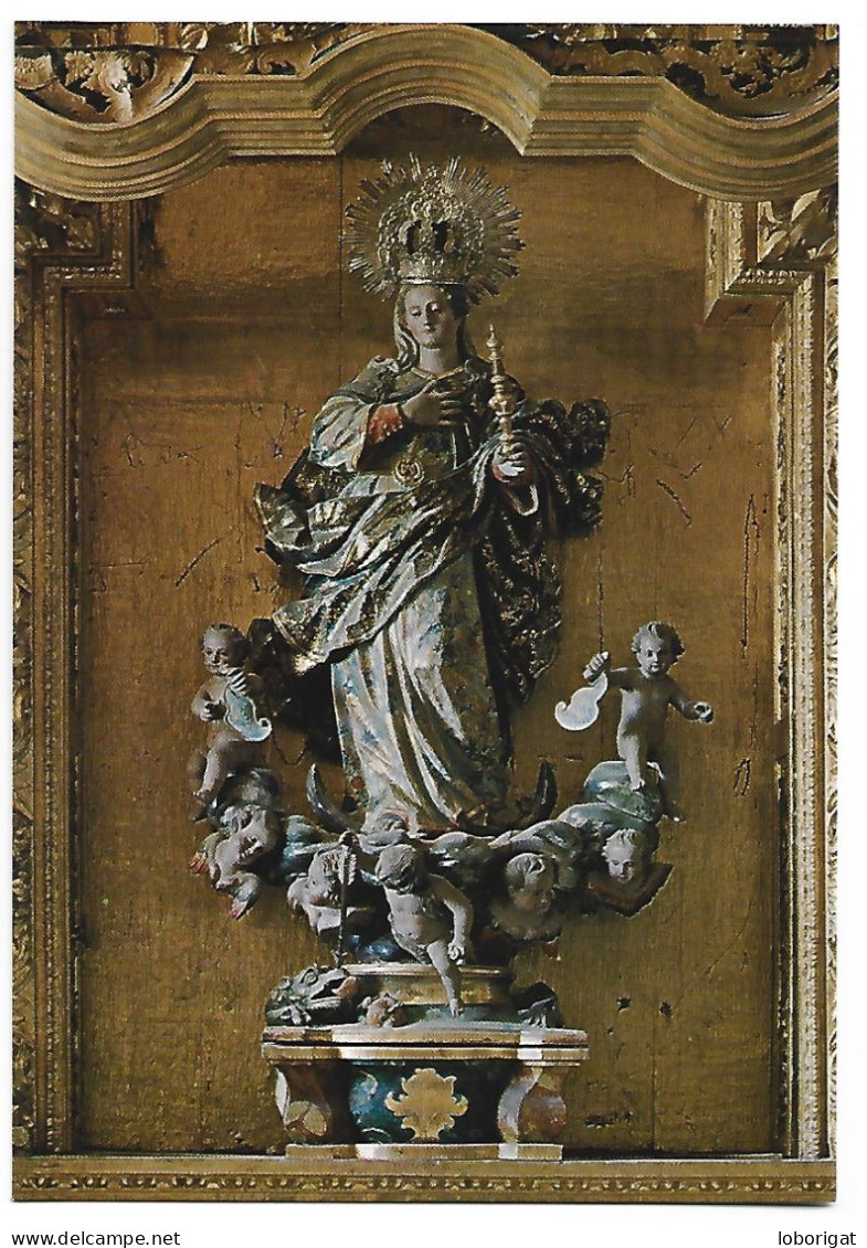 NUESTRA SEÑORA REINA DE LOS ANGELES (S.XVIII).- MONASTERIO DE YUSO.- SAN MILLAN DE LA COGOLLA / LA RIOJA.- ( ESPAÑA ) - La Rioja (Logrono)