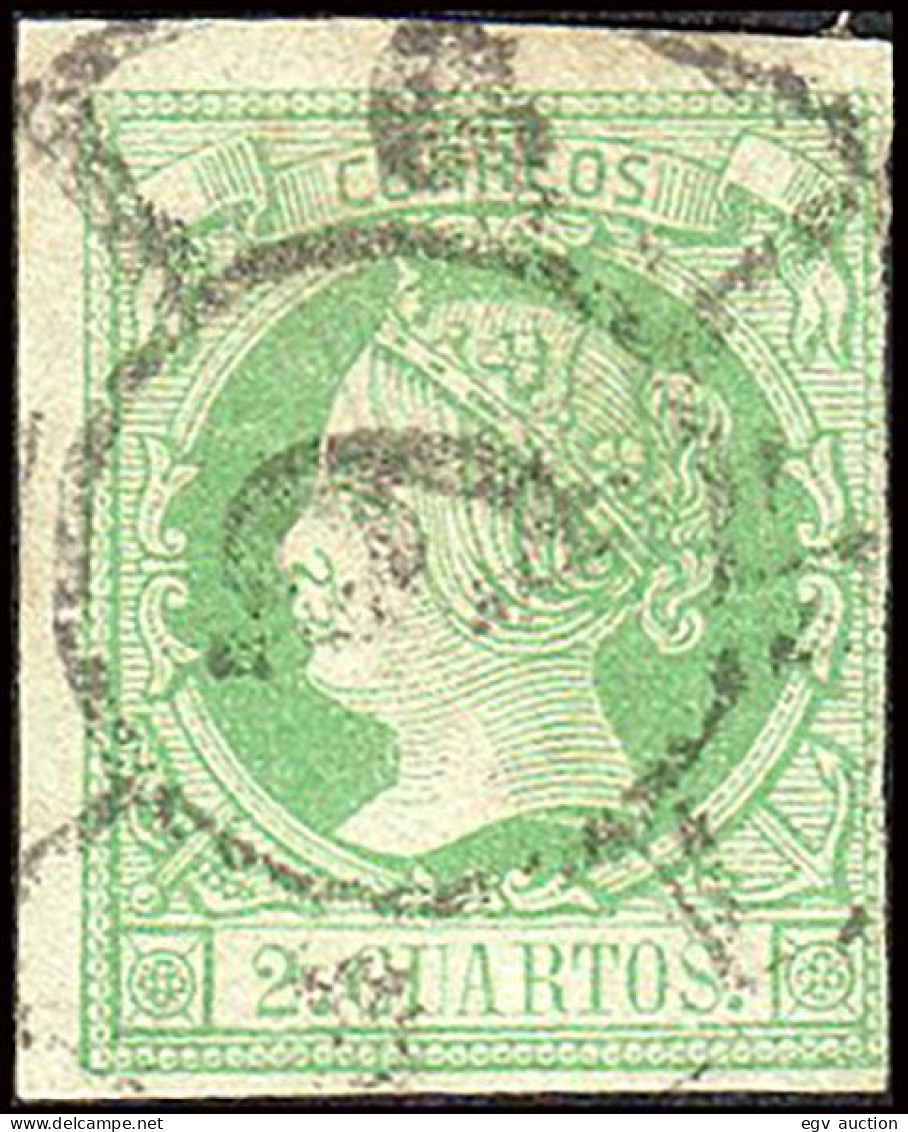 Málaga - Edi O 51 - 2 Cuartos - Mat Rueda Carreta "6 - Málaga" - Used Stamps