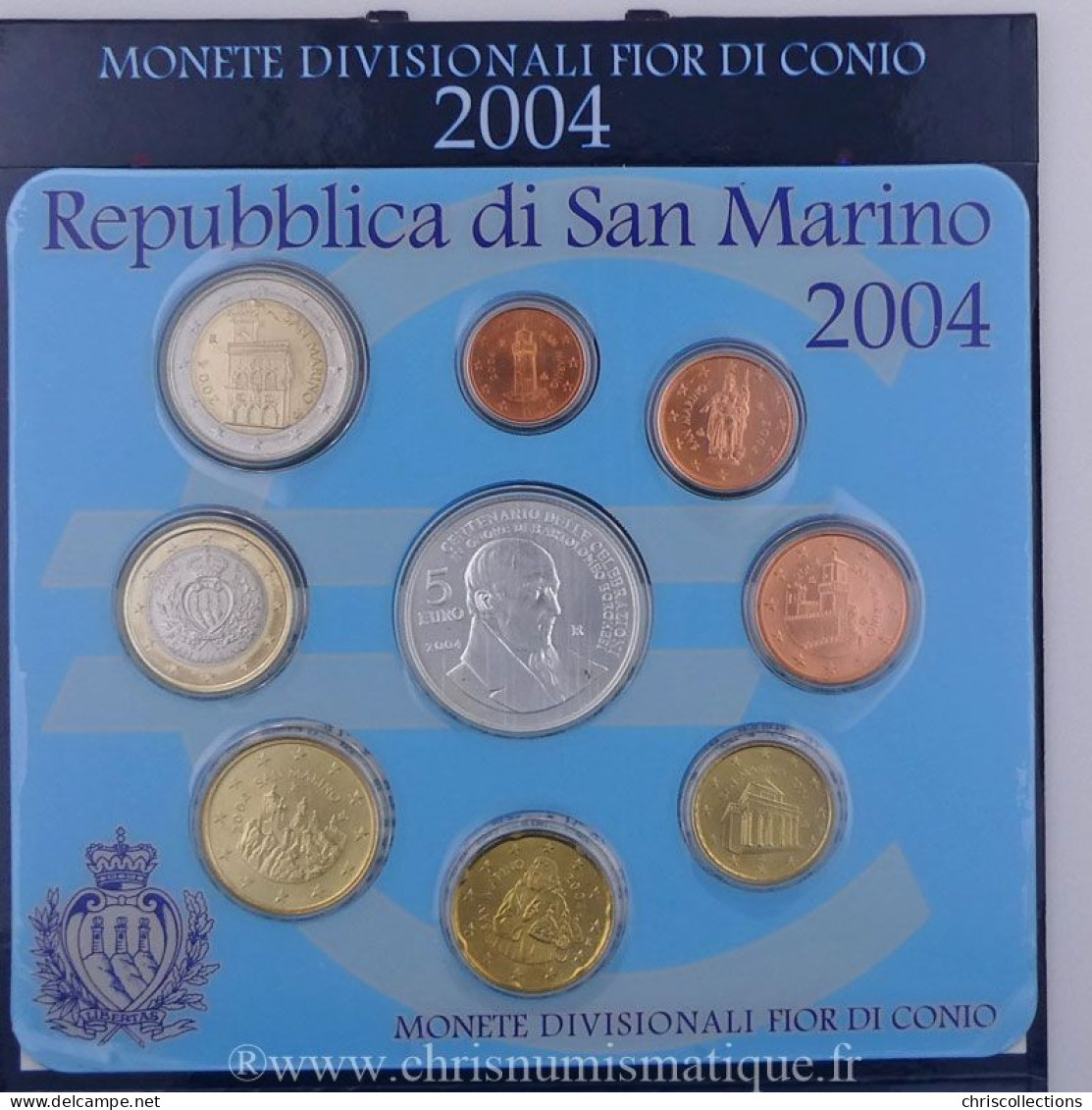 Euro, Saint Marin, Coffret Brillant Universel 2004 - San Marino