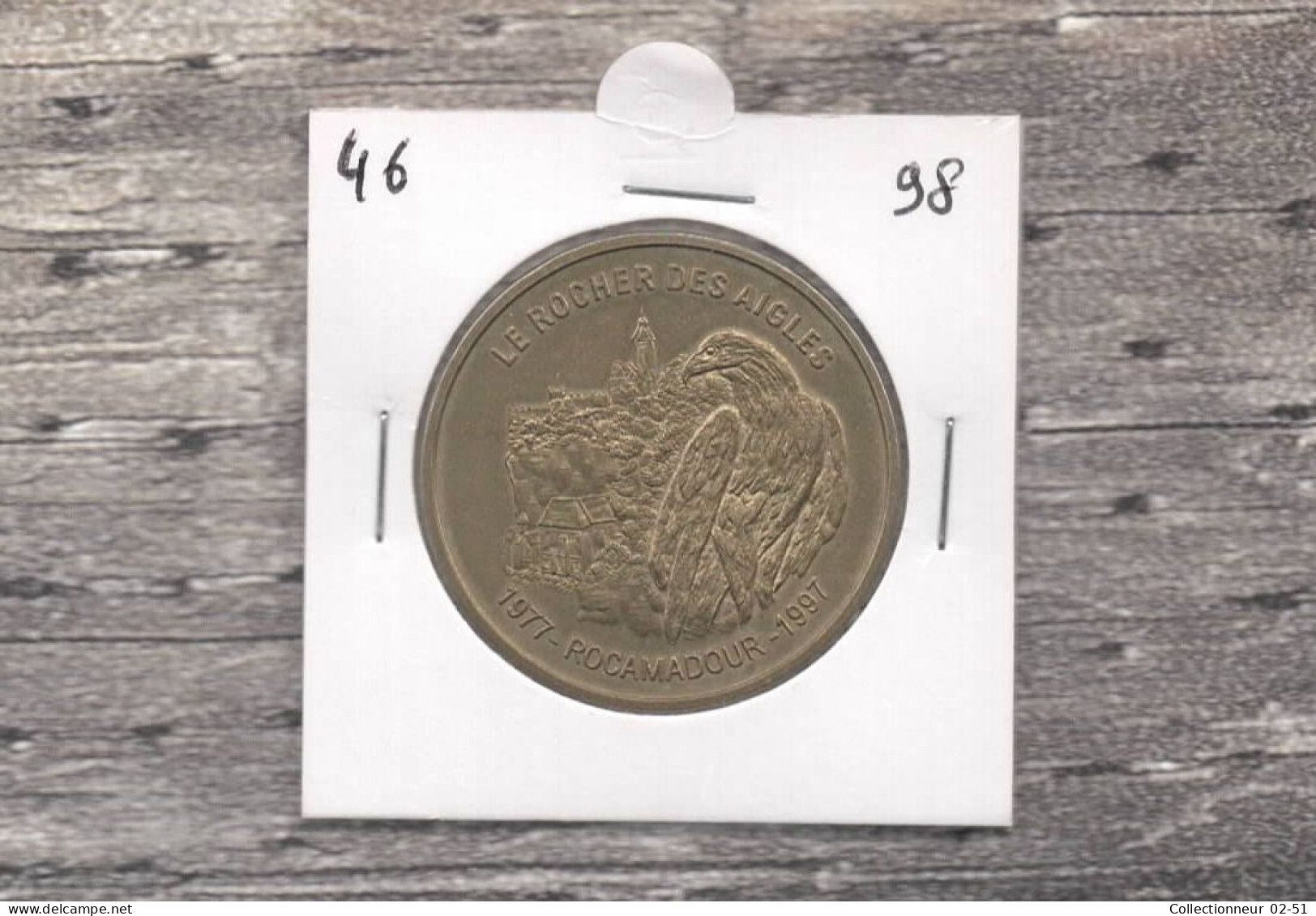Monnaie De Paris : Le Rocher Des Aigles - 1998 - Ohne Datum