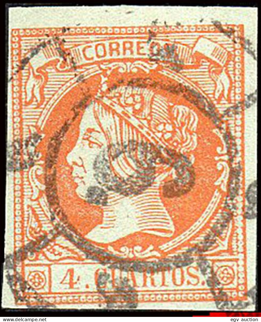 Málaga - Edi O 52 - 4 C.- Mat Rueda Carreta "6 - Málaga" - Used Stamps