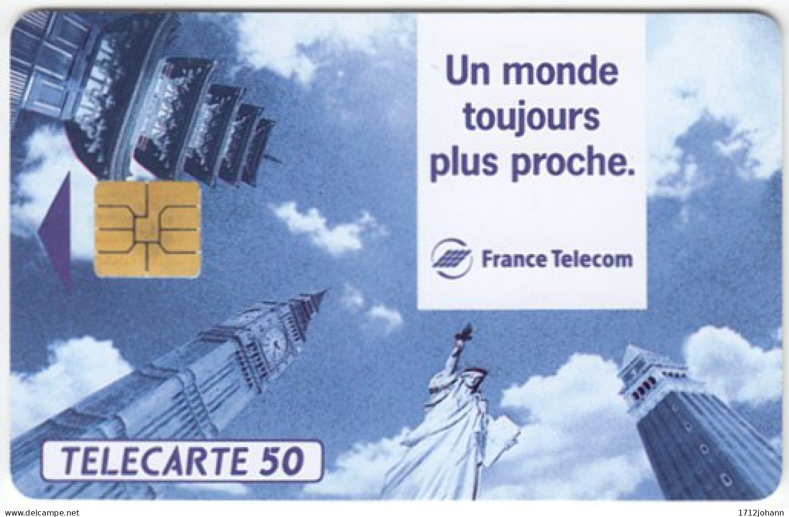 FRANCE C-194 Chip Telecom - Used - 1993