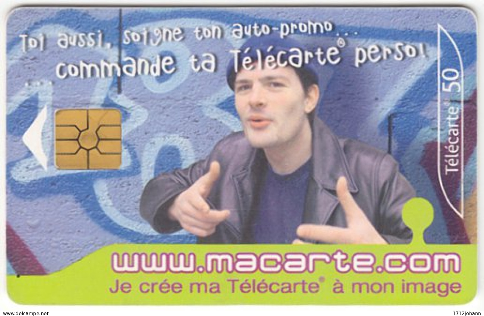 FRANCE C-258 Chip Telecom - Used - 2001