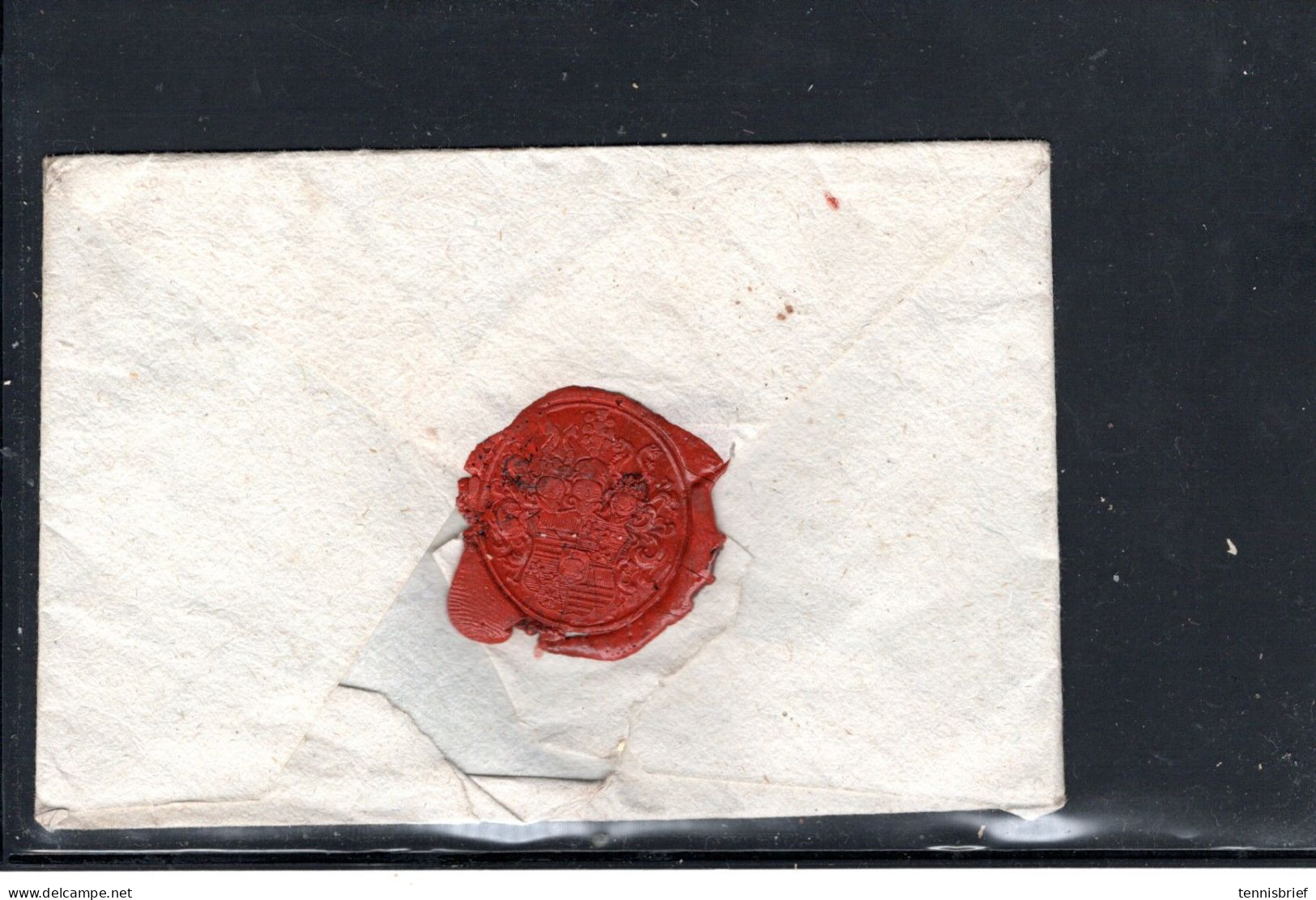 Ca. 1811 , Rot  " MERAN  R.4. " Sehr Klar Auf Brief-Hülle Nach Mezzo Lombardo .  #1560 - ...-1850 Préphilatélie