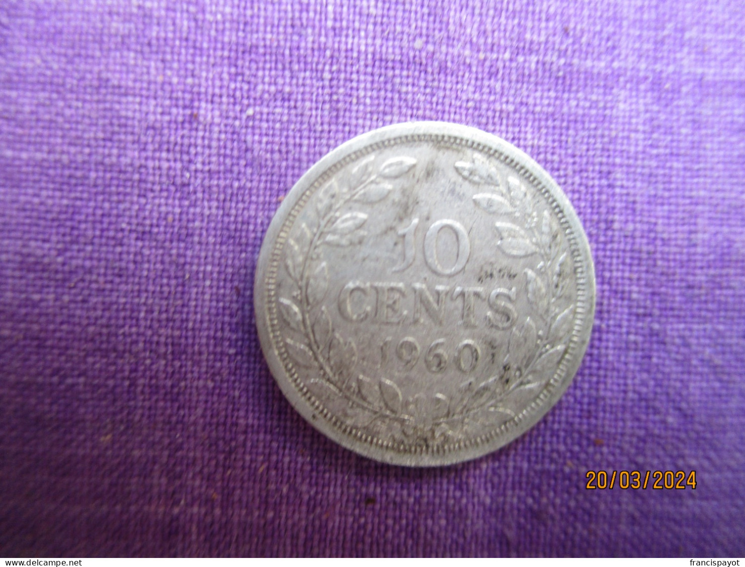 Liberia 10 Cents 1960 (silver) - Liberia