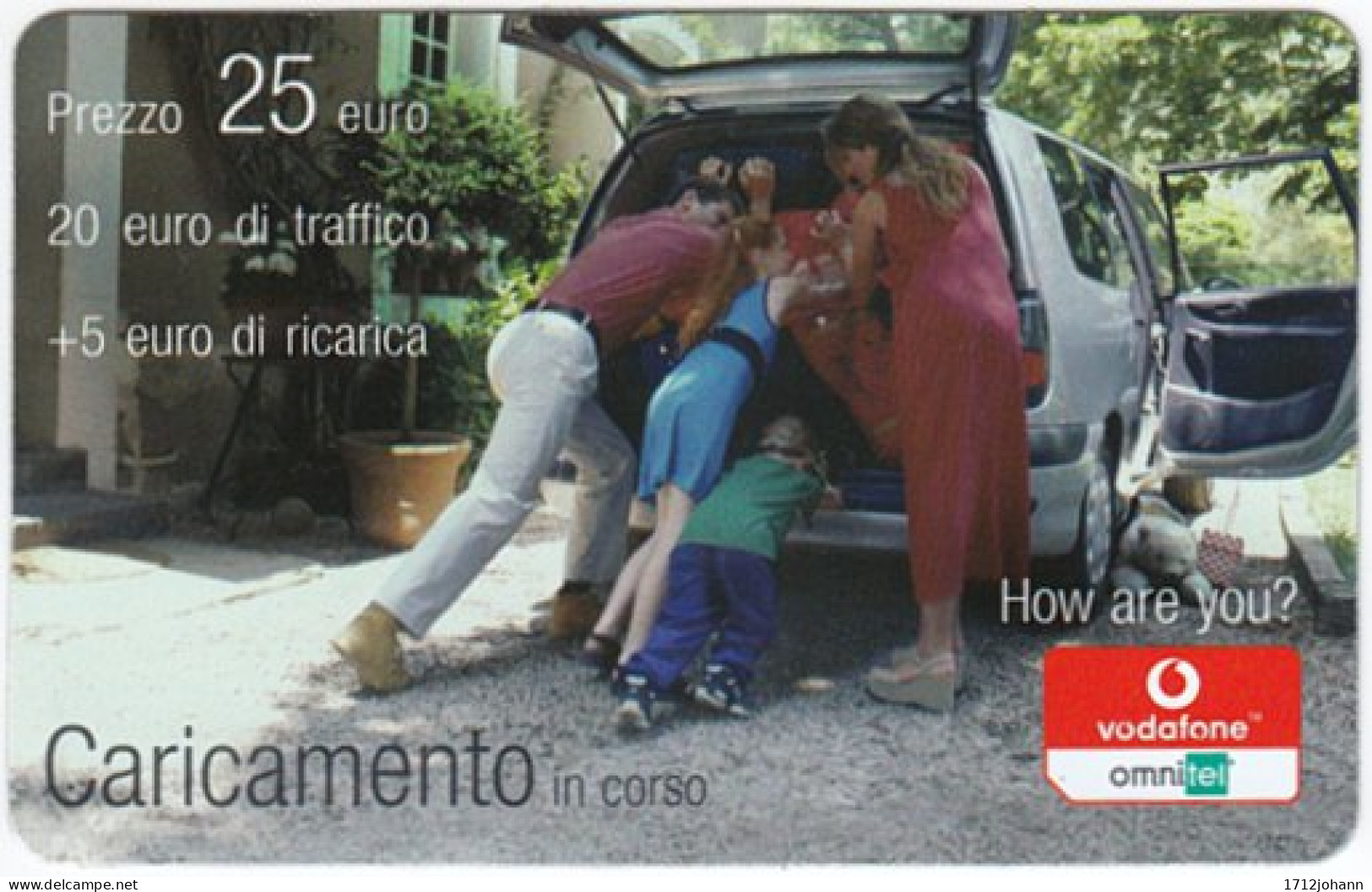 ITALY G-942 Prepaid Vodafone - People, Family - Used - [2] Handy-, Prepaid- Und Aufladkarten