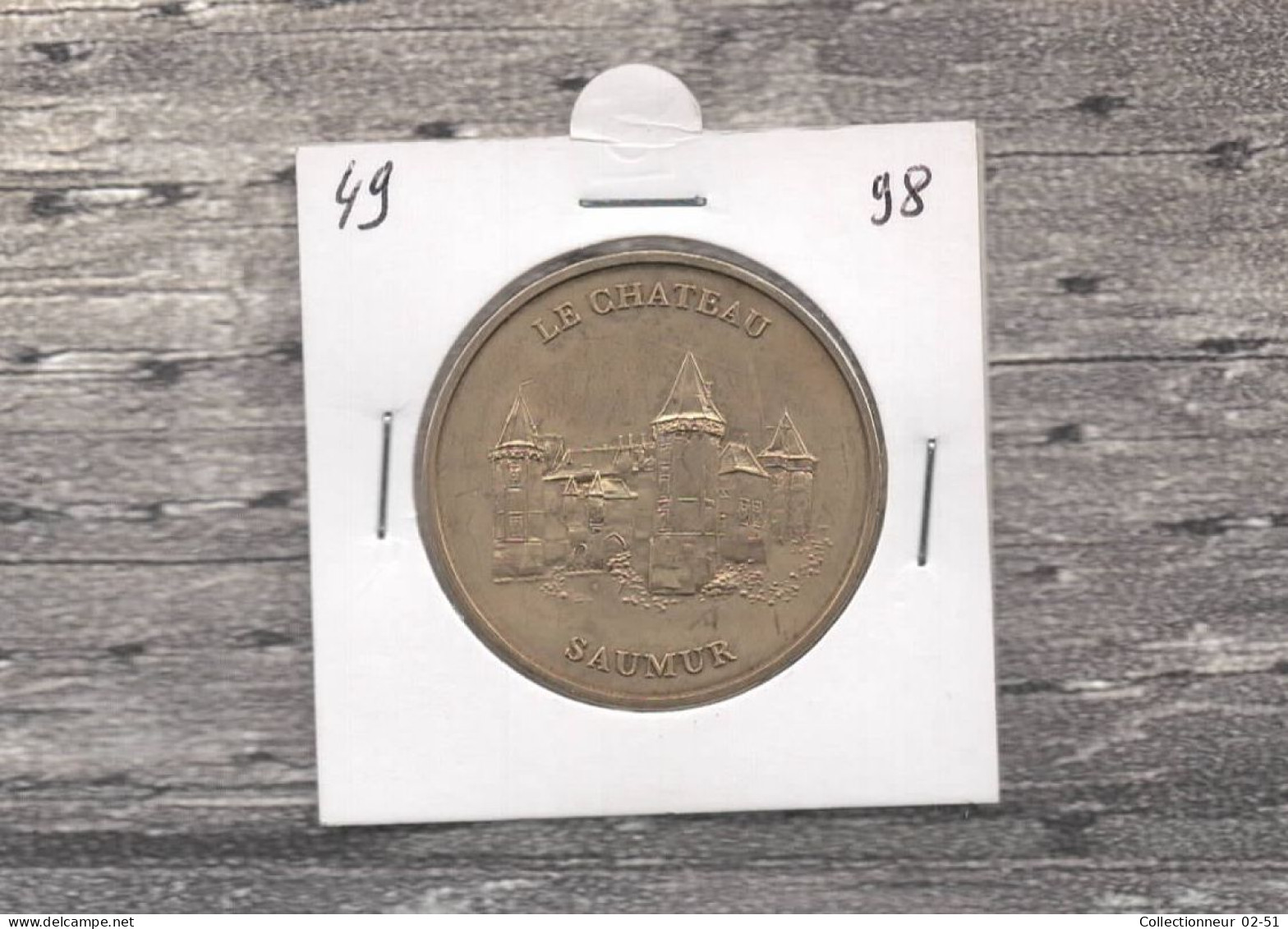 Monnaie De Paris : Le Château Saumur - 1998 - Zonder Datum