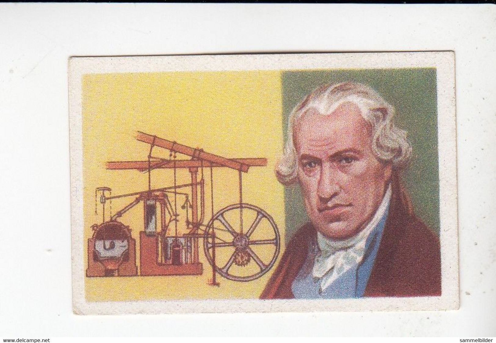 Enver Bey Geistesgrößen Aller Zeiten James Watt Erfinder Dampfmaschine Als Wattperiode    Serie 1 # 61 - Other Brands