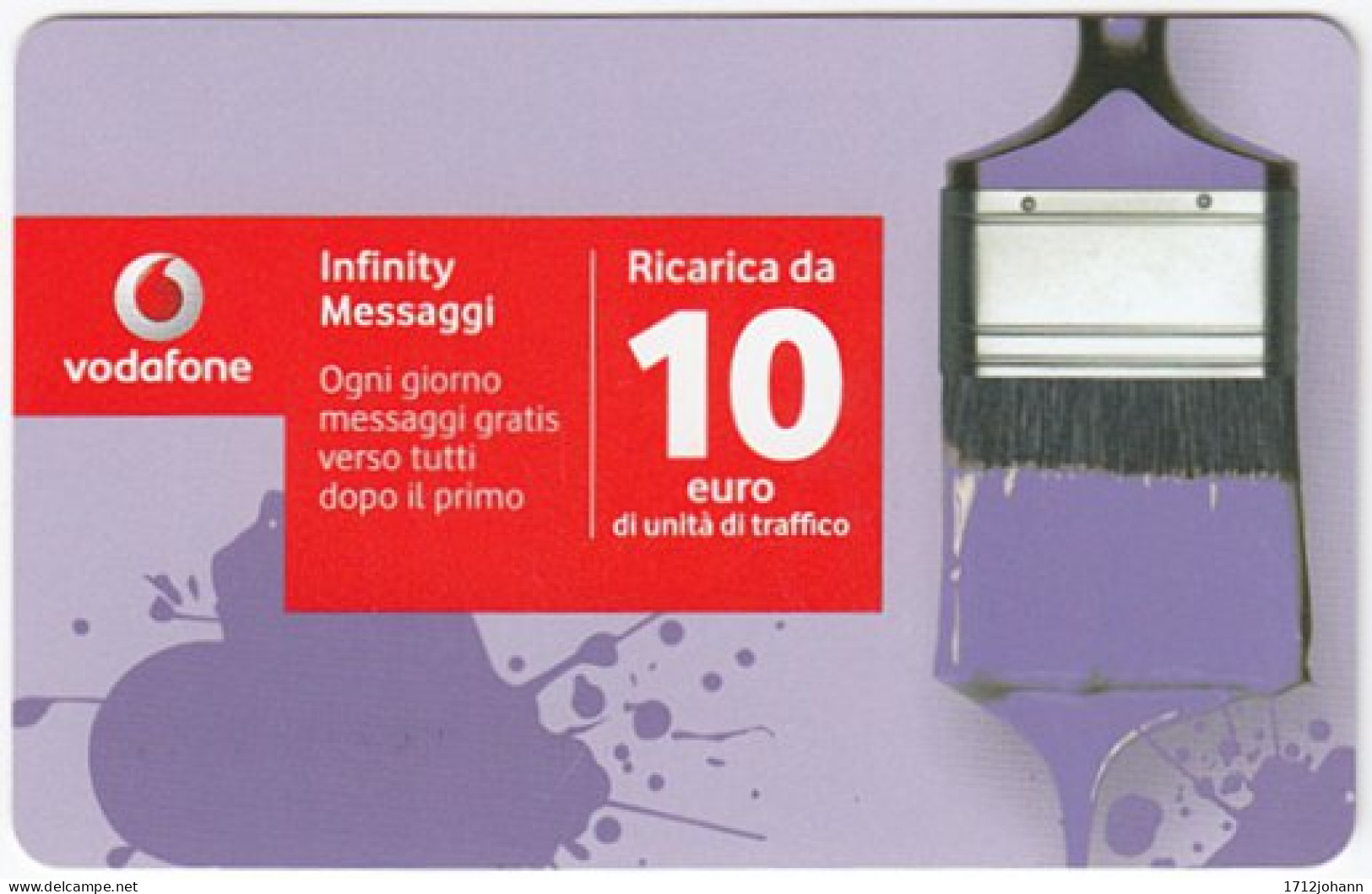 ITALY G-979 Prepaid Vodafone - Used - [2] Handy-, Prepaid- Und Aufladkarten