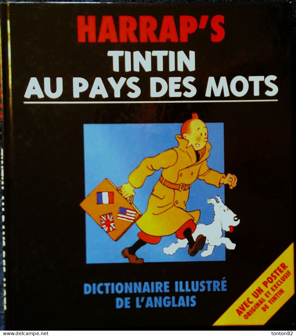 HARRAP'S - TINTIN Au Pays Des MOTS - Dictionnaire Illustré Anglais / Français - Français / Anglais - ( 2000 ) . - Tintin