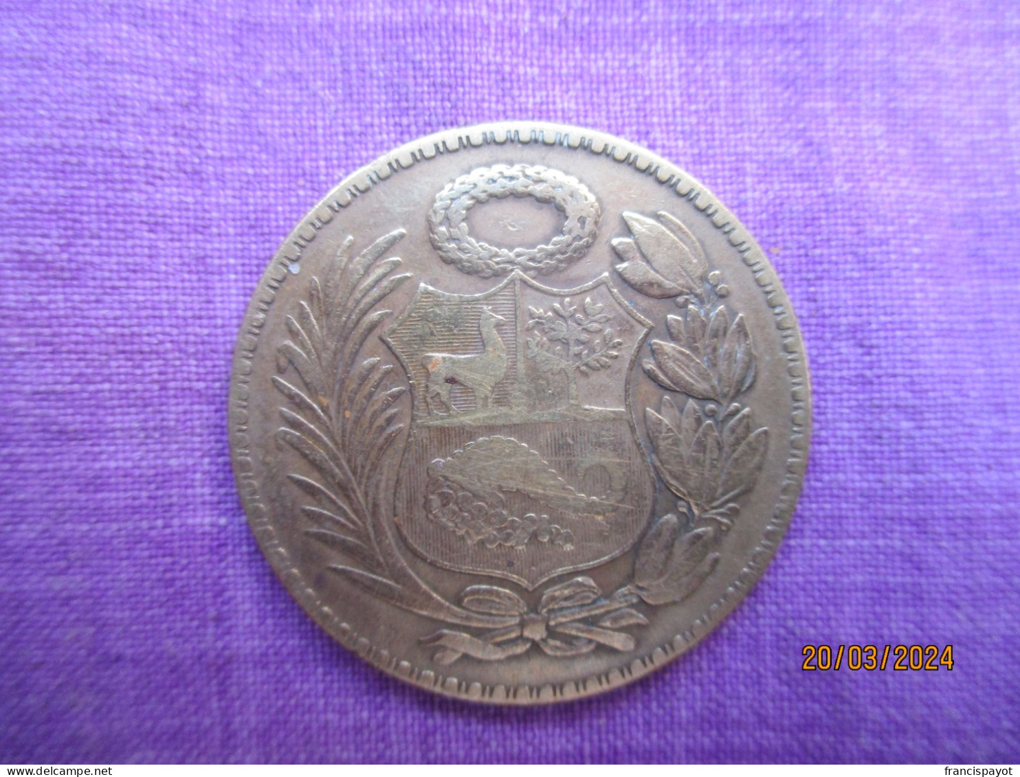 Peru: 1/2 Sol 1935 - Peru