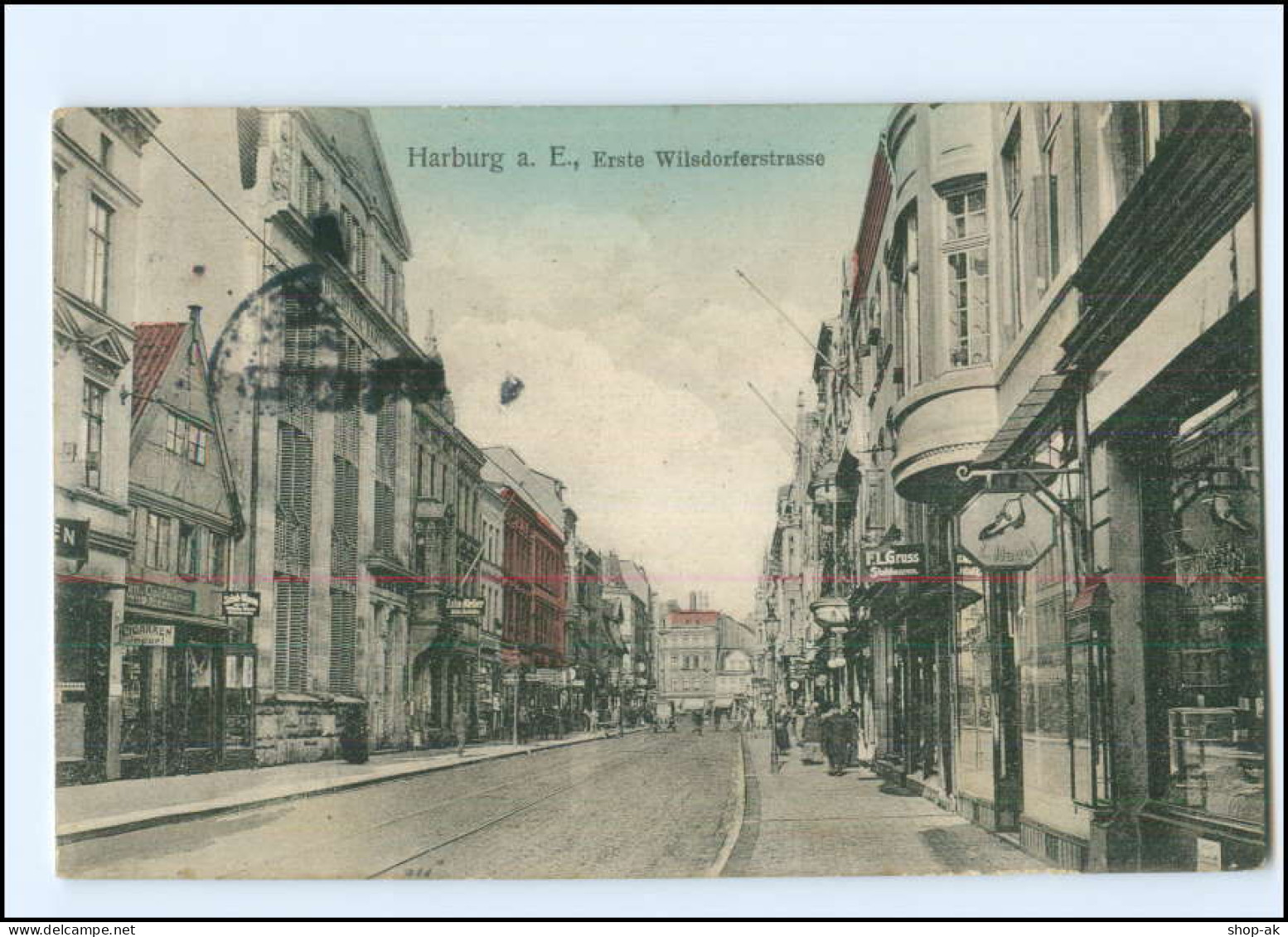 XX008950/ Hamburg Harburg Erste Wilsdorferstraße AK 1914 - Harburg