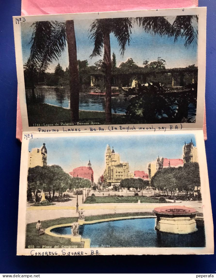 Argentina, Recuerdo De Buenos Aires, 10 Postales - Booklets