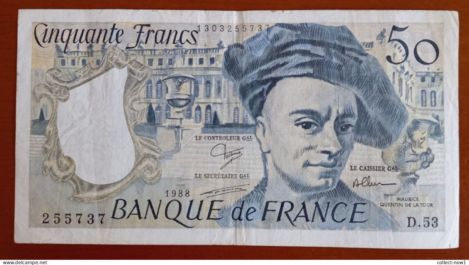 #1  France - 50 Francs - 1988 - 50 F 1976-1992 ''quentin De La Tour''