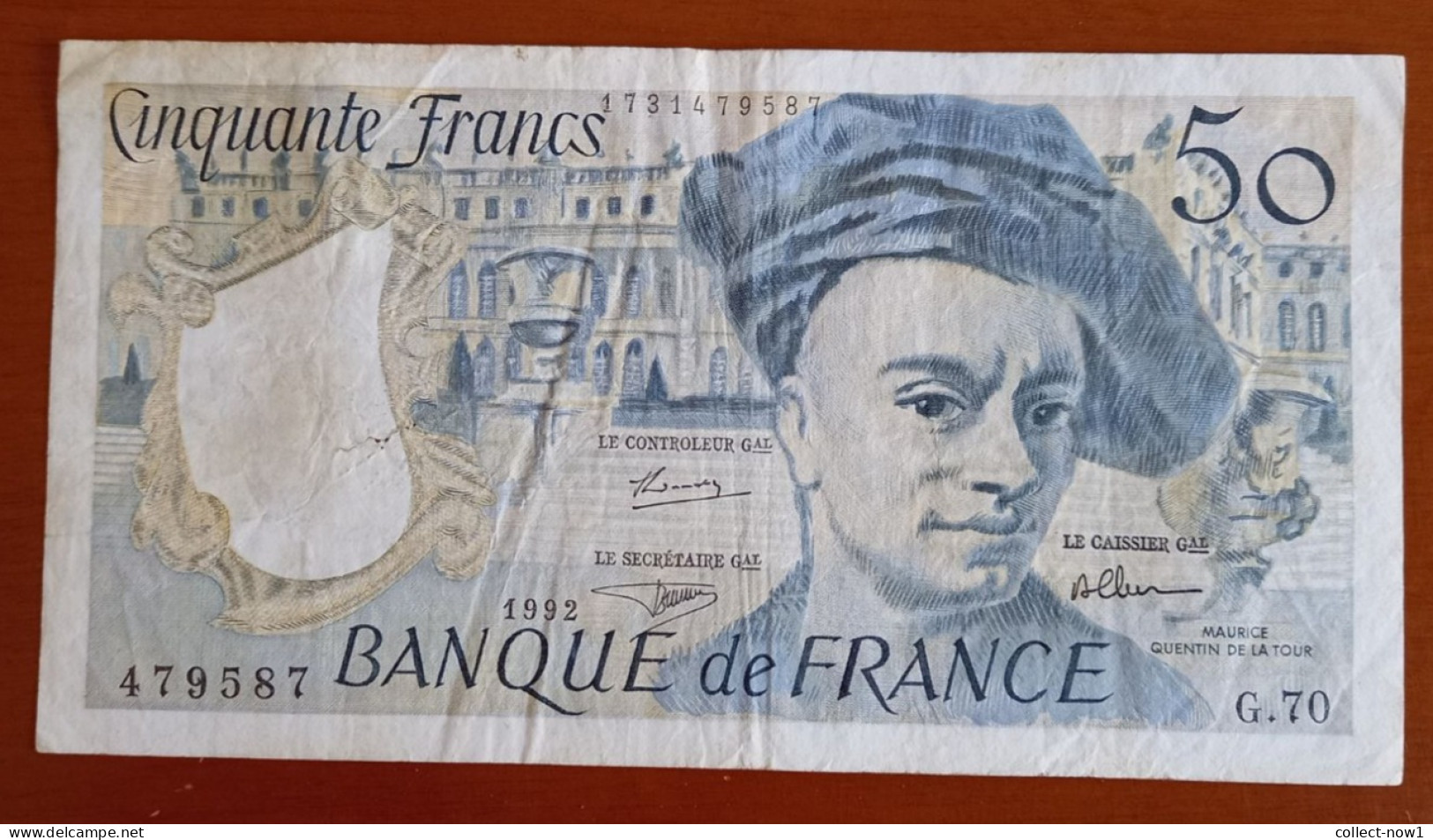 #1  France - 50 Francs - 1988 - 50 F 1976-1992 ''quentin De La Tour''