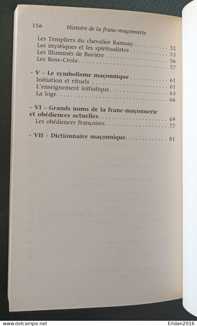 Histoire de la Franc-Maçonnerie : Histoire et Tradition : Daniel Brun :  FORMAT POCHE