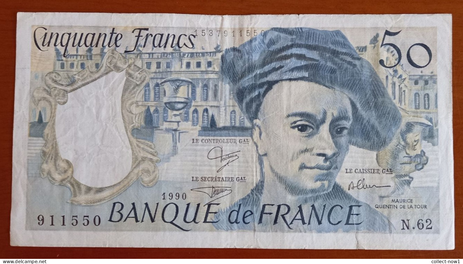 #1  France - 50 Francs - 1988 - 50 F 1976-1992 ''quentin De La Tour''