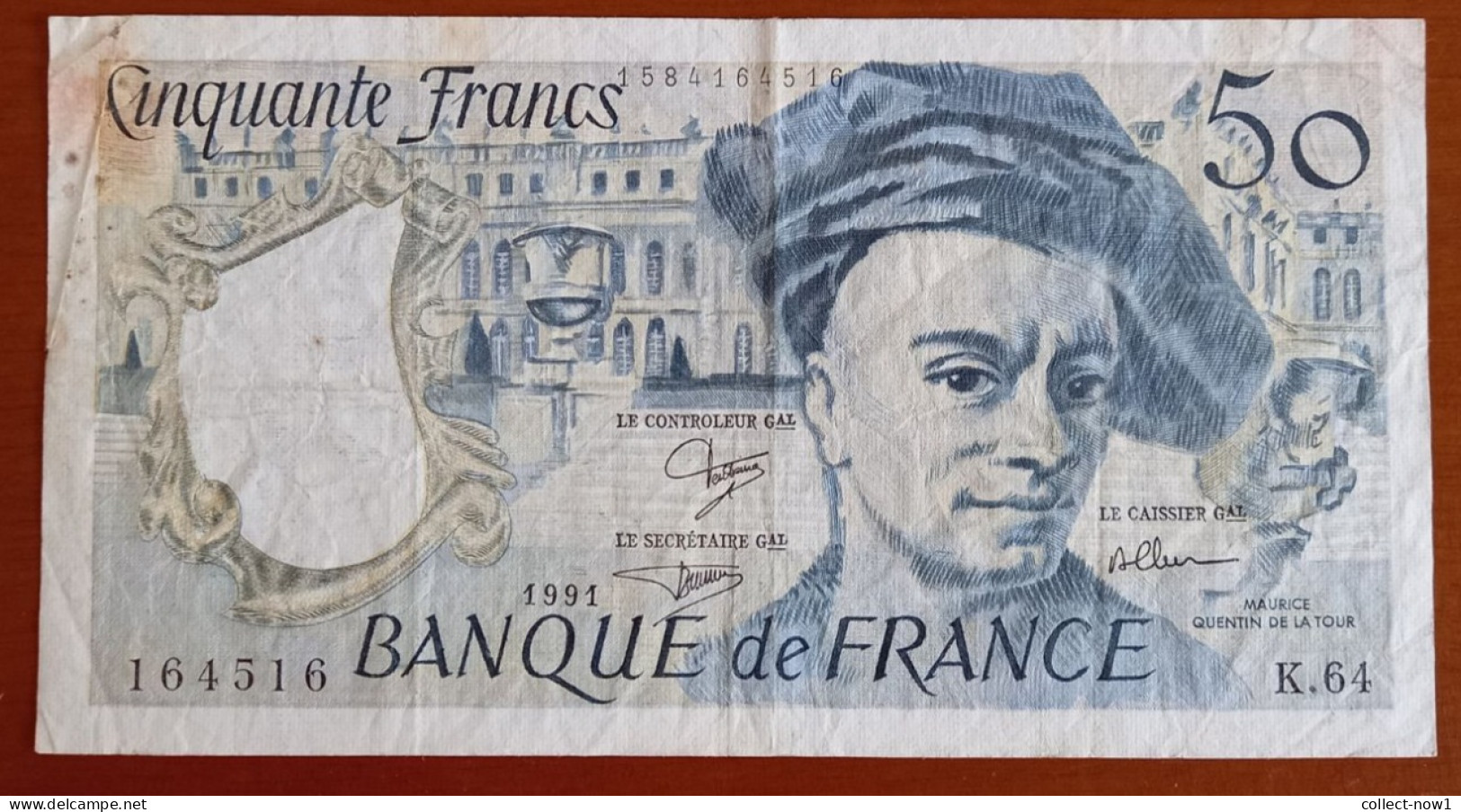 #1  France - 50 Francs - 1988 - 50 F 1976-1992 ''quentin De La Tour''