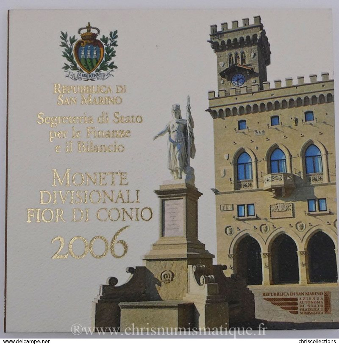 Euro, Saint Marin , Coffret Brillant Universel 2006 - San Marino