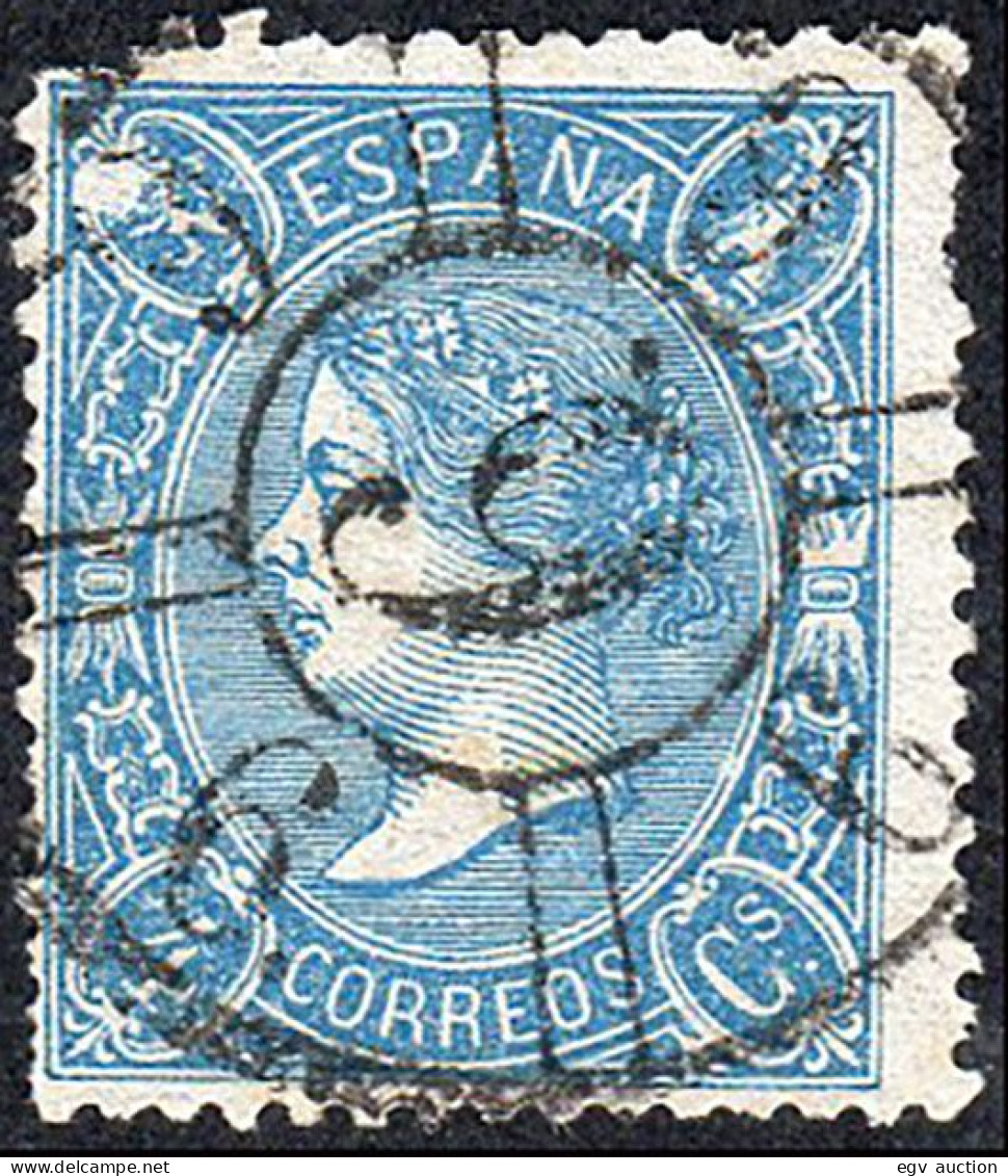 Málaga - Edi O 75 - 4 C.- Mat Rueda Carreta "6 - Málaga" Modificada - Used Stamps